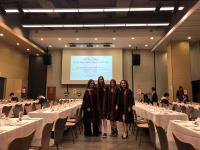 Ms Isabelle Amber TABAK (second from left) attended her first College High Table Dinner.